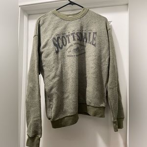 “Inside out” style Scottsdale crew sweater